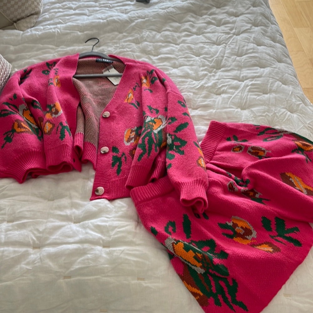 Matching sweater set